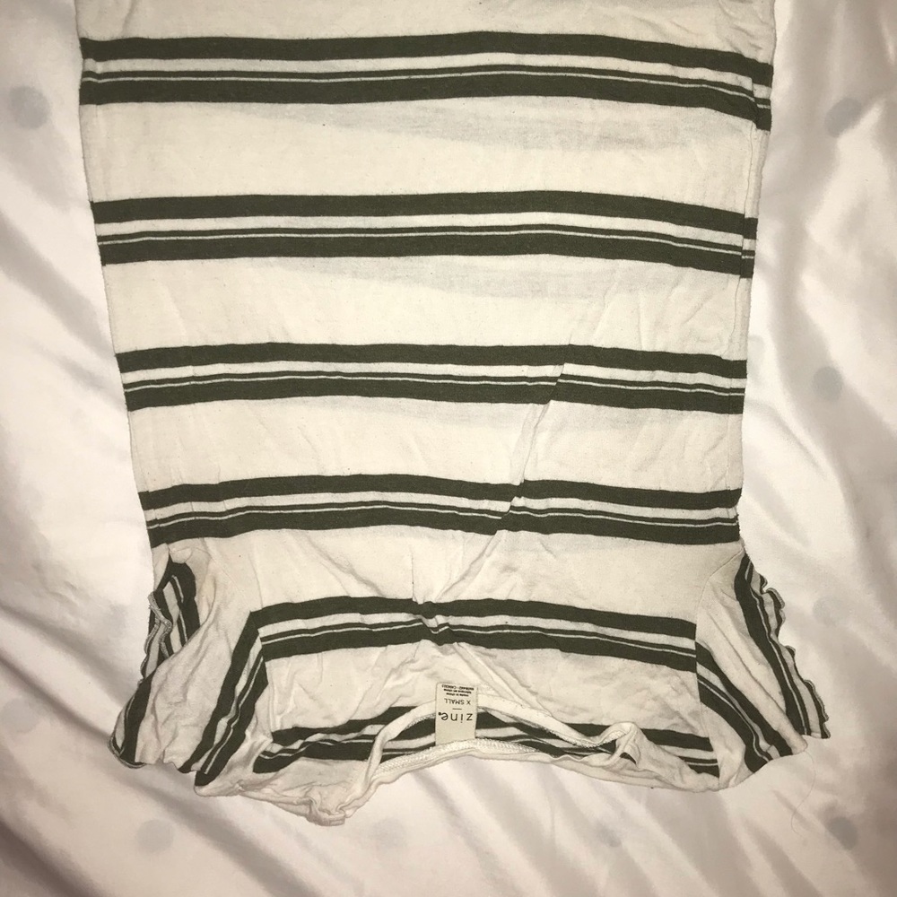 striped crop top from zumiez